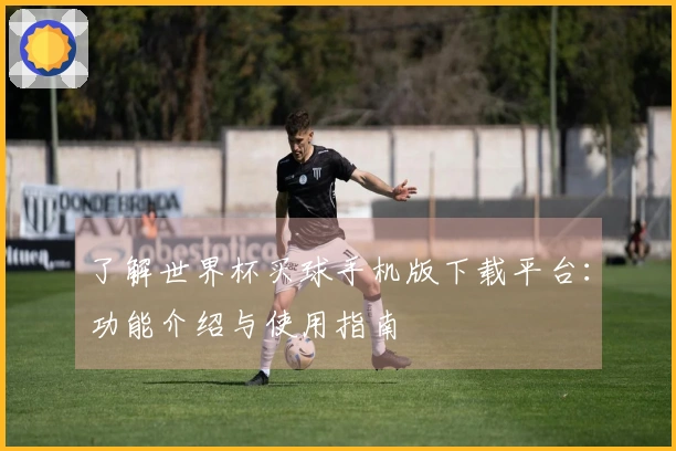 了解世界杯买球手机版下载平台：功能介绍与使用指南